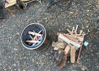 IMG 5138  I did my part slivering logs into little bits for tonights fire