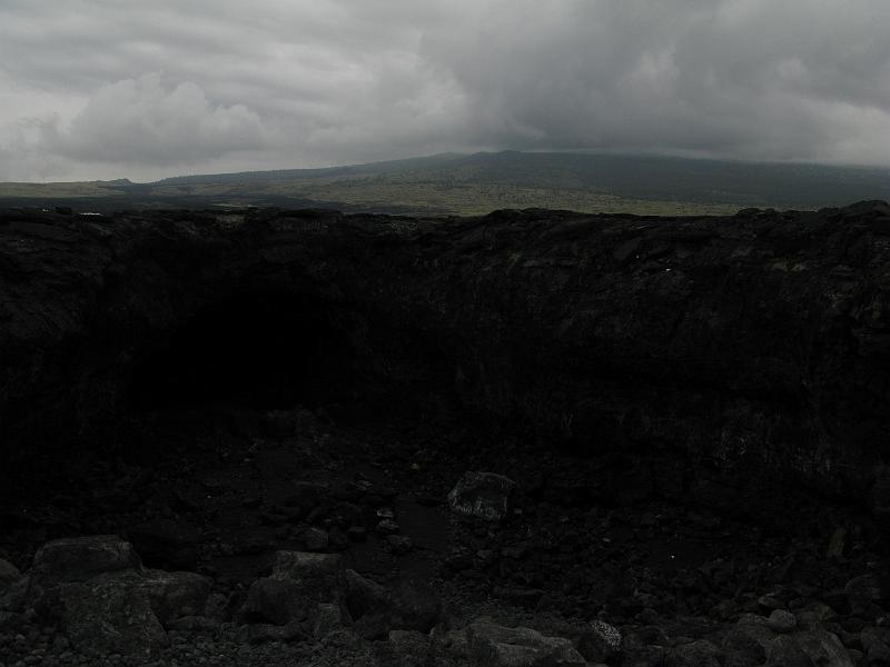 IMG_2120.JPG - Mauna Loa in the background, from whence the lava came.