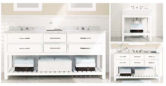 cg_bathwr_sinks_huttonwhite_img.jpg - A bit too "modern" for me. Contrast with the last white cabinetry over white tile.